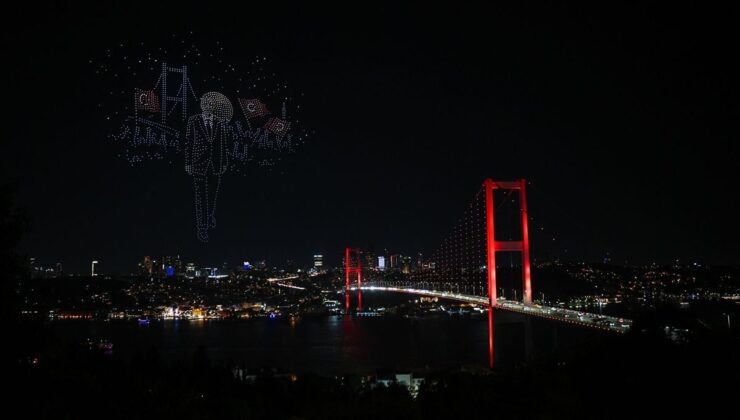 15 Temmuz’un 10. yılında 1500 dronlu ışık gösterisi