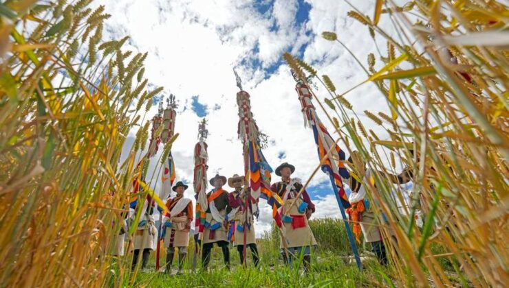 Albüm: Çin’in Xizang (Tibet) bölgesinde Ongkor Festivali bol hasat dilekleriyle kutlandı