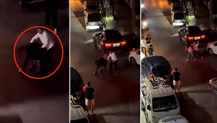 Ambulansa yol vermek isteyen tır şoförüne dehşeti yaşattılar