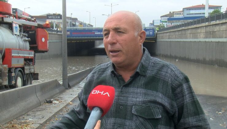 Ankara’da sağanak sele neden oldu; araçlar sürüklendi
