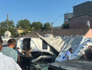 Arnavutköy’de Otomobil Gecekonduya Çarptı: 5 Yaralı