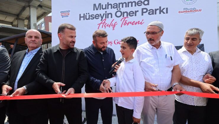 Arnavutköy’de zihinsel engelli Muhammet’in park hayali gerçek oldu