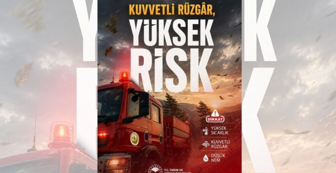 Bakan Yumaklı’dan yurttaşlara “rüzgar ve fırtına” uyarısı