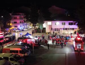 Bilecik’te “doğal gaz patlaması” tatbikatı yapıldı