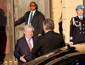 BM Genel Sekreteri Guterres, Erhürman ve Hristodulidis ile akşam yemeğinde bir araya geldi