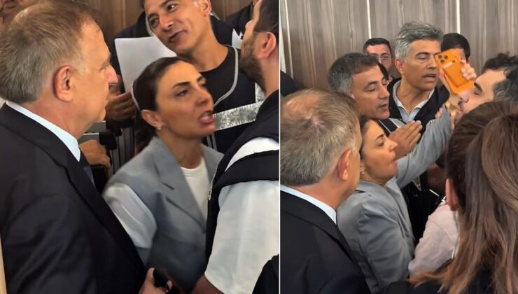 Bozbey’in davası öncesi tansiyon yükseldi! Milletvekili ile polis arasında arbede