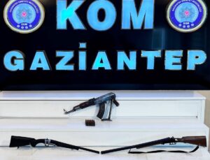Gaziantep’te silah kaçakçılığı operasyonu: 2 gözaltı