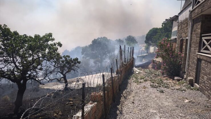 GÜNCELLEME – Çanakkale’de ormanlık alanda çıkan yangına müdahale ediliyor