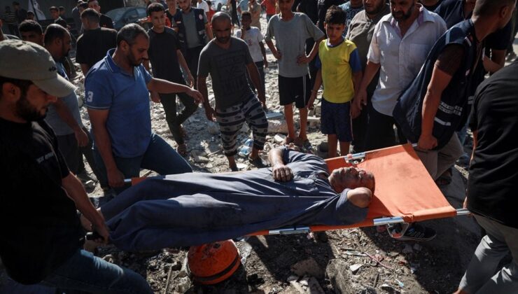 İsrail’in Gazze’de bir eve düzenlediği saldırıda biri çocuk 5 Filistinli hayatını kaybetti