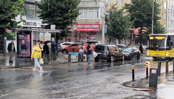 İstanbul’un bazı bölgelerinde sağanak etkili oldu