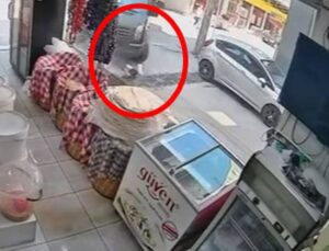 Kargo minibüsü çocuğu altına aldı, o anlar kamerada