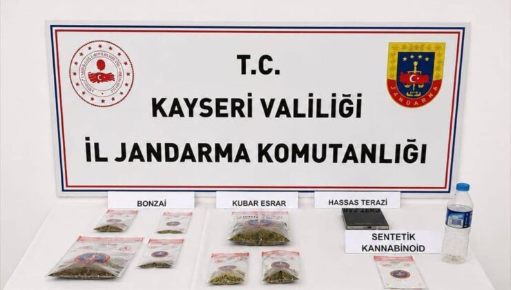 Kayseri’de uyuşturucu operasyonunda 2 zanlı yakalandı