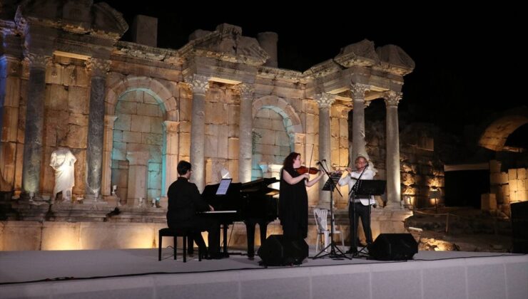 Sagalassos Antik Kenti’nde sanatçı İdil Biret’e saygı konseri düzenlendi
