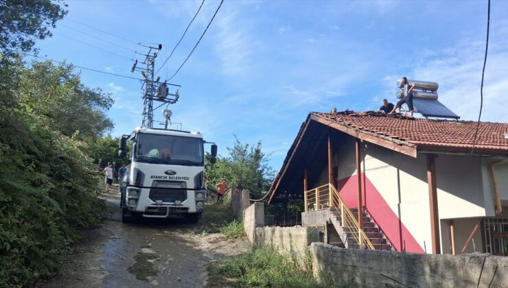 Sinop’un Ayancık İlçesinde Sobadan Kaynaklanan Yangın Söndürüldü