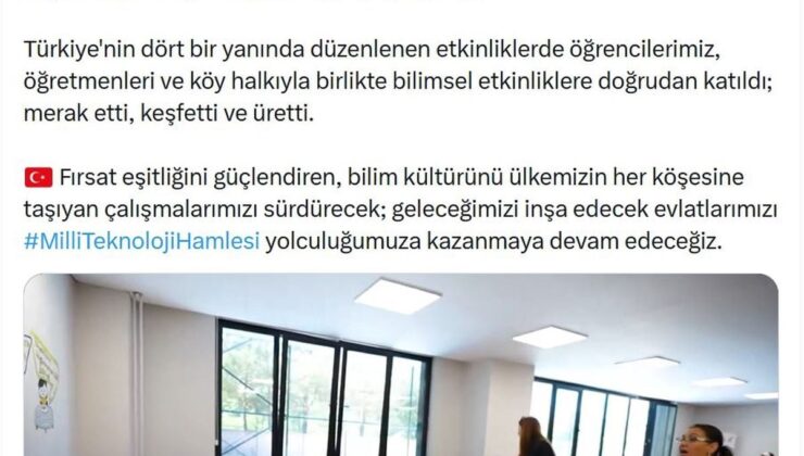 TÜBİTAK’tan köy okullarına bilim ve teknoloji desteği
