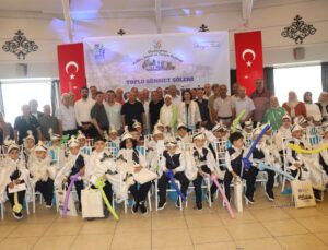 Ünye’de 55 çocuk için toplu sünnet töreni