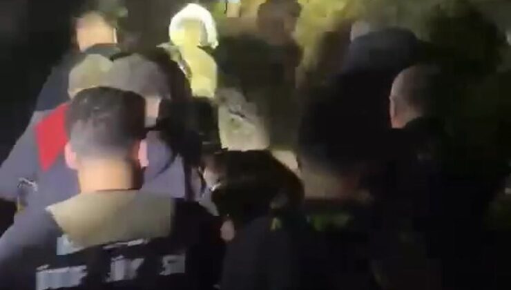 Yamaç kenarına düşen vatandaşı itfaiye kurtardı
