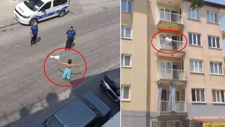 Yarı çıplak halde sokağa çıktı, ikna edildikten sonra canına kıydı