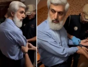 Alparslan Kuytul’a kelepçe takıldığı an! Yüz ifadesi de sözleri de bomba