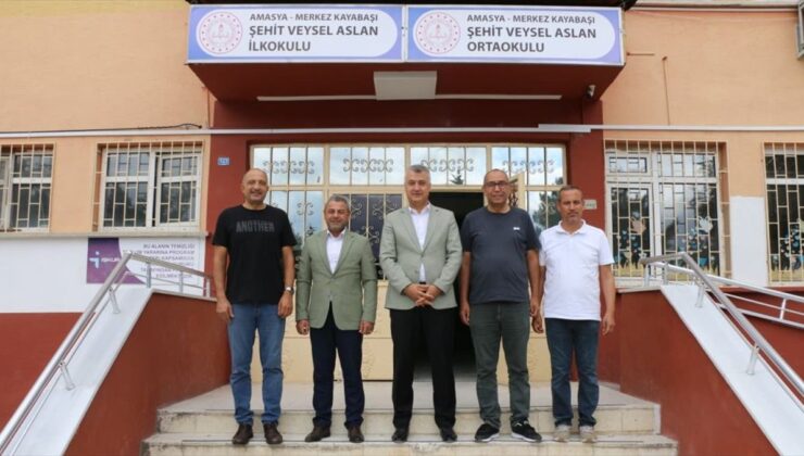Amasya İl Milli Eğitim Müdürü Katipoğlu, Kayabaşı Şehit Veysel Aslan Okulu’nu Ziyaret Etti