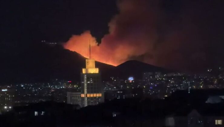 Ankara’nın Mamak ilçesinde yangın