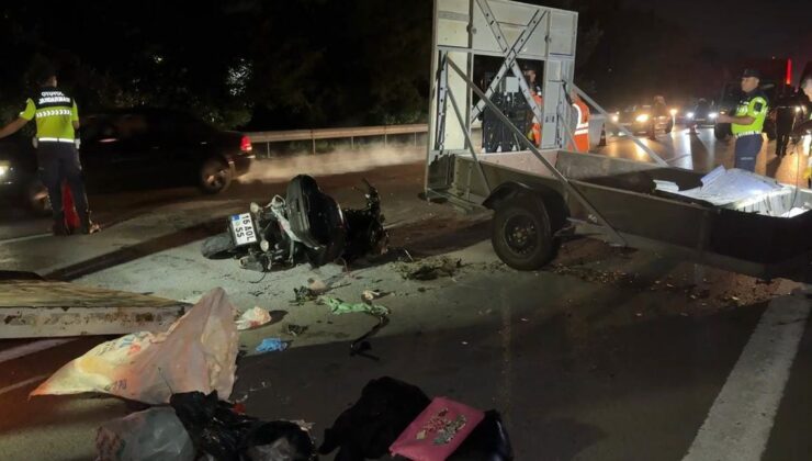 Arifiye’de korkunç kaza: Motosiklet sürücüsü hayatını kaybetti