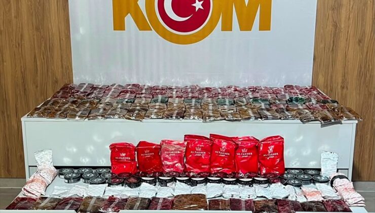 Atakum’da 179 kg kaçak nargile tütünü ele geçirildi