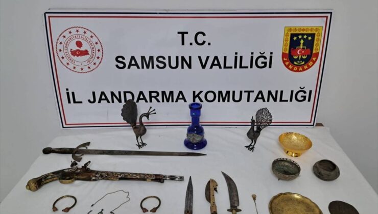 Atakum’da tarihi eser operasyonu: 1 gözaltı