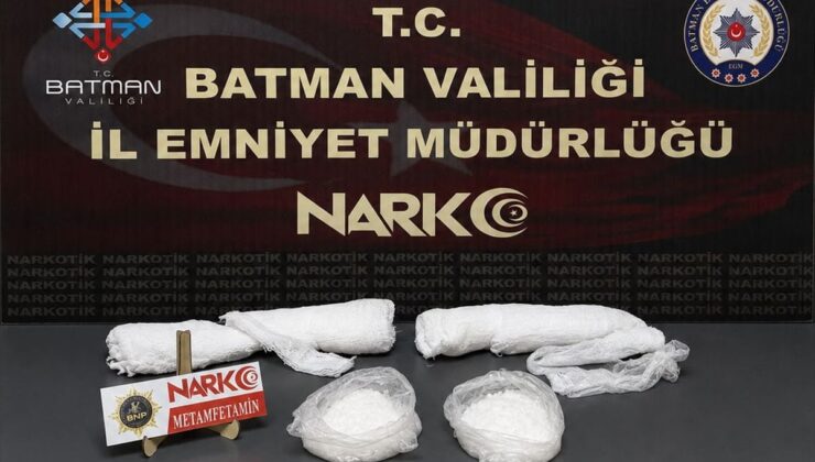 Batman’da alçıya gizlenmiş uyuşturucuyla yakalanan şüpheli tutuklandı
