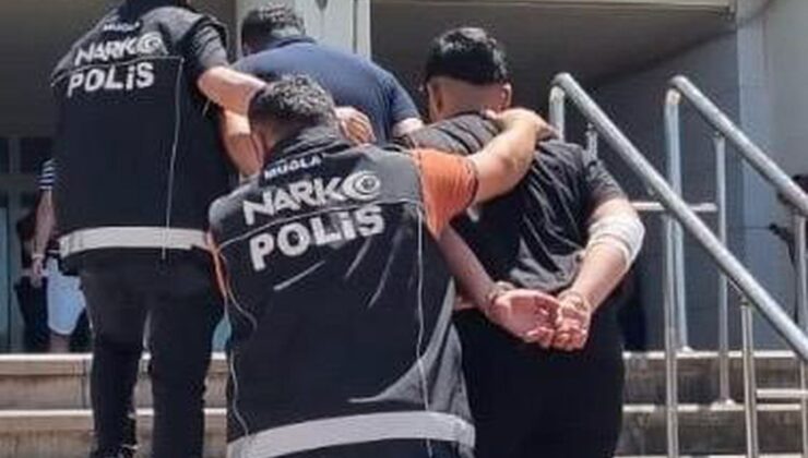 Bodrum’da drone destekli uyuşturucu operasyonunda 2 tutuklama