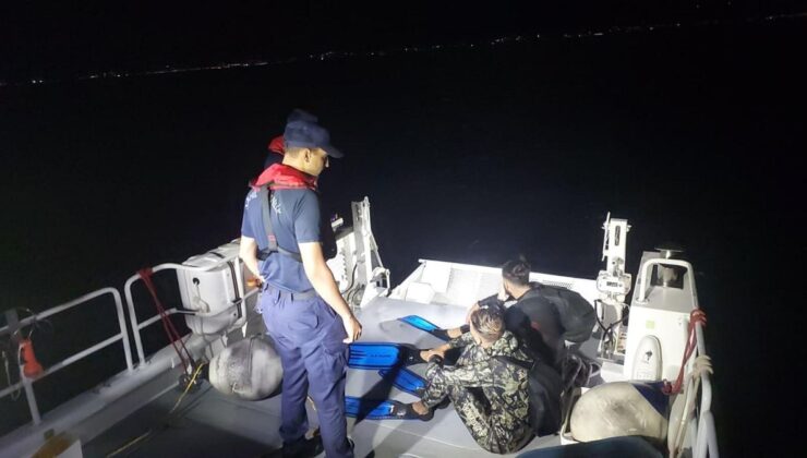 Bodrum’da yüzerek Yunanistan’a geçmeye çalışan 2 kaçak göçmen yakalandı