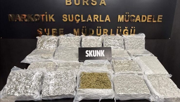 Bursa’da Evde 45 Kilogram Esrar Ele Geçirildi: Zanlı Tutuklandı