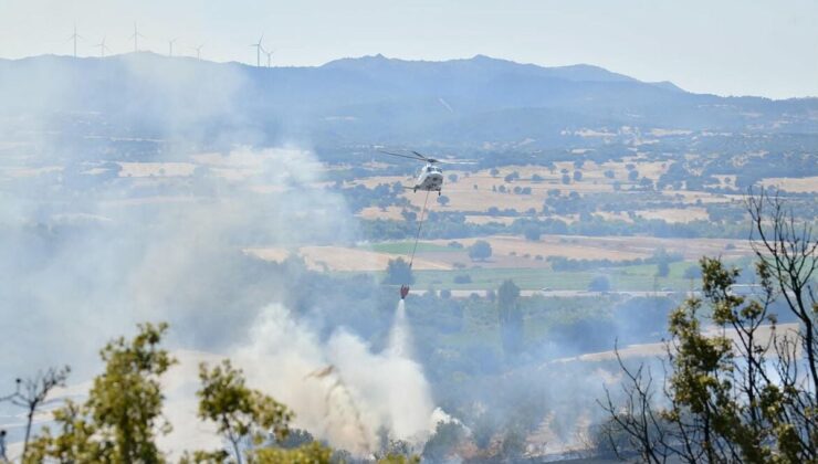 Çanakkale Ezine’de Orman Yangını Kontrol Altına Alındı