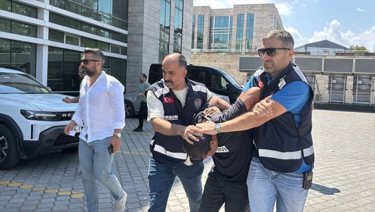 Canik’teki cinayet zanlısı adliyede