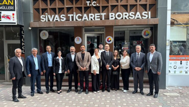 CHP heyeti Sivas’ta temaslarda bulundu