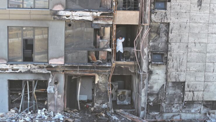 Diyarbakır’da plazada yangın: 5 kişi etkilendi