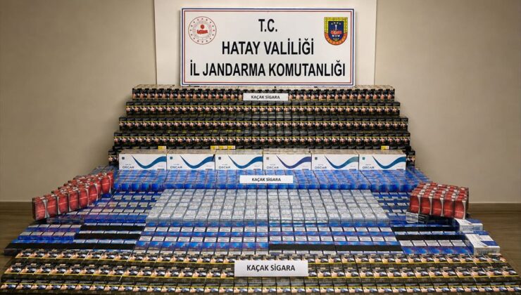 Dörtyol’da kaçak sigara operasyonu