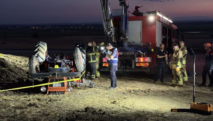 Edirne’de devrilen traktörün altında kalan 2 kişi öldü