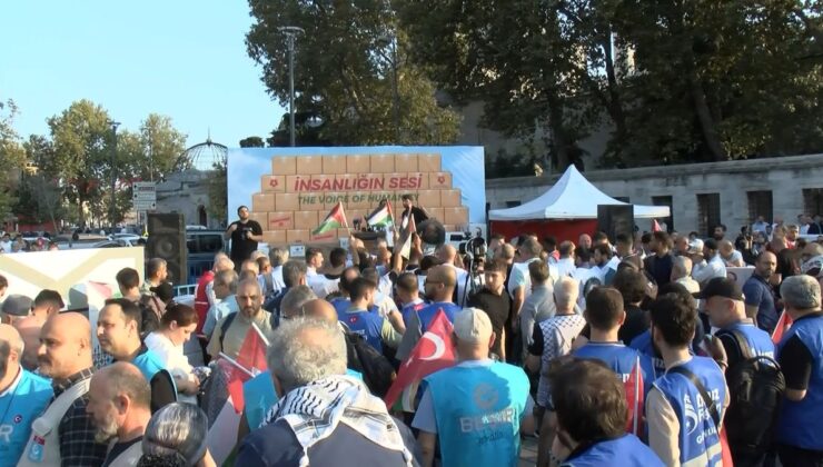 Gazze için Üsküdar’da insanlık çağrısı