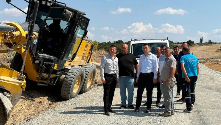 İpsala’da Yol Çalışmaları Yerinde İncelendi