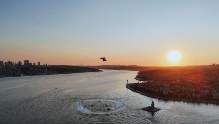 İstanbul Emniyet’inden kara, hava ve denizde yürütülen görevler için özel klip