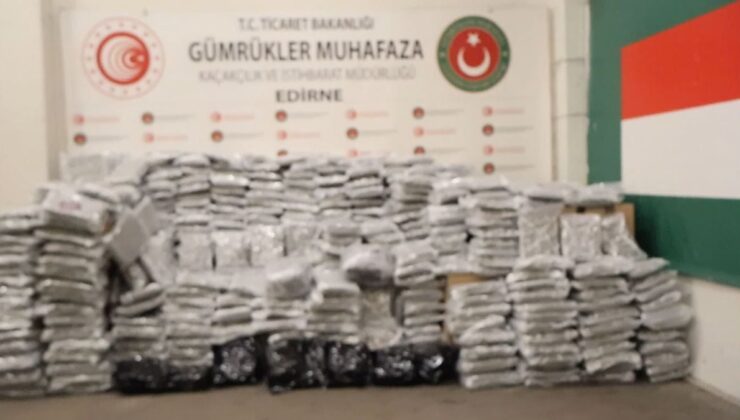 Kapıkule’de 810 Kilogram Esrar Ele Geçirildi