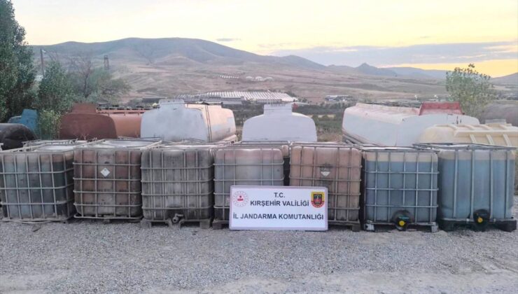 Kırşehir’de 29 bin litre kaçak akaryakıt ele geçirildi
