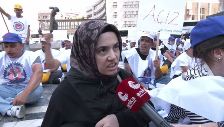Madenci işçilerin eylemine ailelerinden destek: ‘Çok mağduruz’