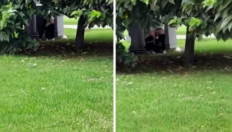 Maltepe Sahili’nde pes dedirten görüntü: Sahil ortasında sırt tıraşı