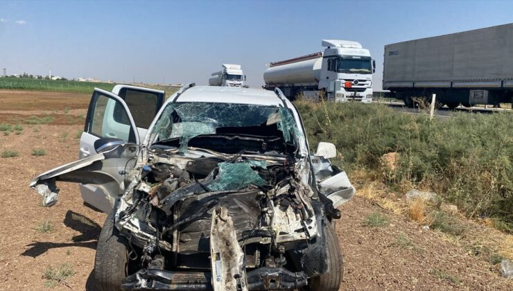 Nusaybin’de pikap-tanker çarpıştı: 1 yaralı