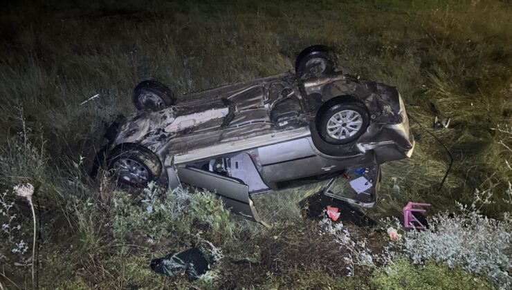 Oltu’da Otomobil Devrildi: 4 Yaralı