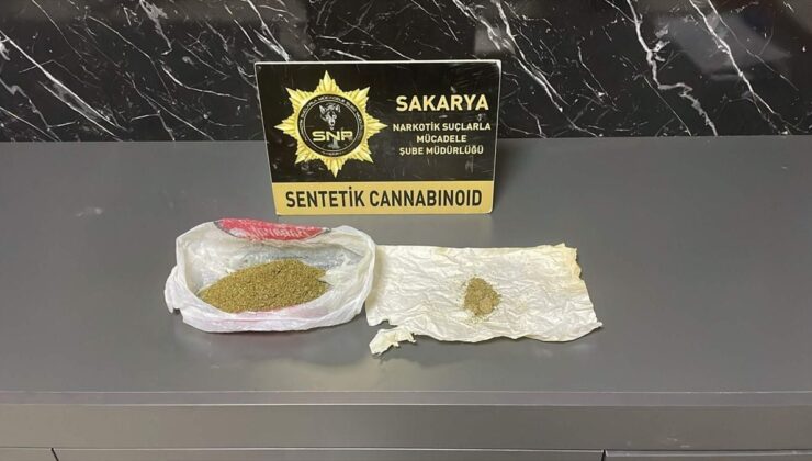 Sakarya’da uyuşturucu operasyonlarında 1 tutuklama