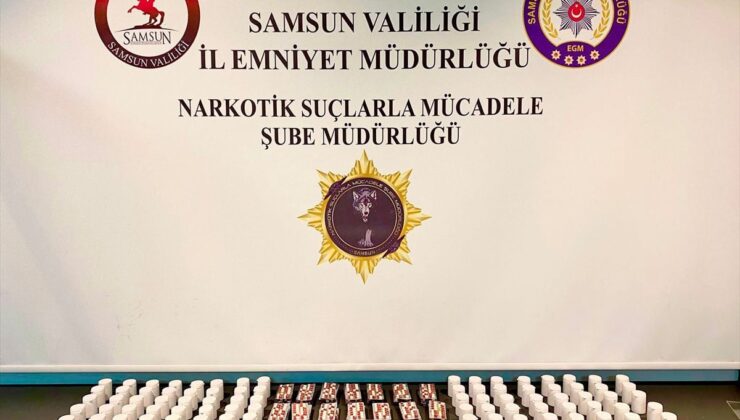 Samsun’da 11 Bin Uyuşturucu Hap Ele Geçirildi: 2 Gözaltı