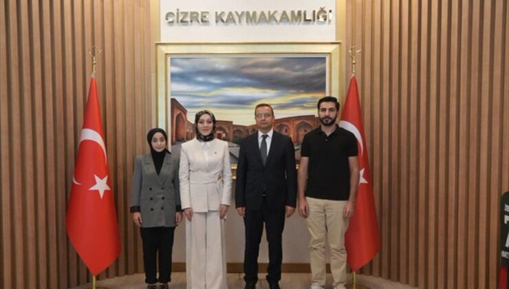 T3 Vakfı Şırnak İl Sorumlusu Asan, Kaymakam Baycar’ı ziyaret etti